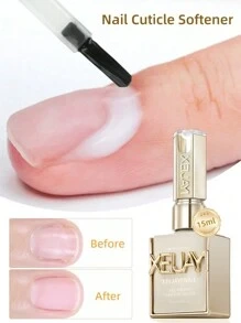 XEIJAYI XIEJAYI 1pc 15min L-Shaped Nail Cuticle Softener, Plant-Based Nail Nourishing Care, Cuticle Moisturizer, Anti-Hangnail Nail Edge Care Tool, At-Home Manicure