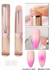 Silicone nail art blending brushes