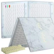 160-colour nail display book + tips