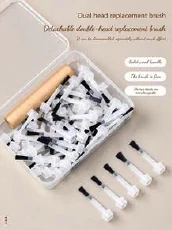 Dual-ended brush replacement set