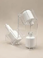 Inverted nail polish holder